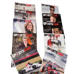 SportsCar Magazine 2016 Lot of 10 Issues SCCA Racing No Jan June John Morton